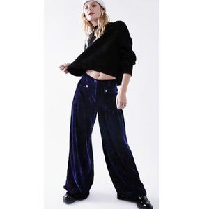 Free People Lotus Velvet Pants (26)  New with flaws